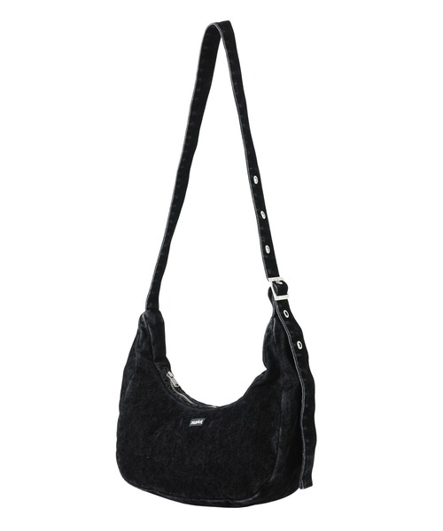 X-girl（エックスガール） ショルダーバッグ バッグ FLOCKED DENIM BAG