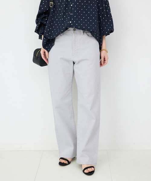 「SLOBE IENA」 デニムパンツ 38 ピンク レディース_画像10