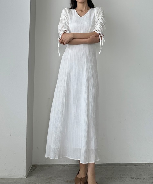 「Louere」 半袖ワンピース SMALL ブラック レディース_画像7