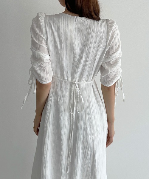 「Louere」 半袖ワンピース SMALL ブラック レディース_画像9