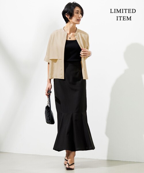 「ICB」 半袖ブラウス 2 ブルー レディース_画像9