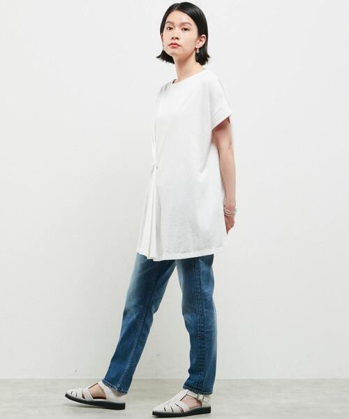 「MELROSE claire」 半袖カットソー FREE ブラック レディース_画像2