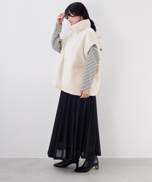 MICA&DEAL（マイカアンドディール） コート アウター スタンドカラー