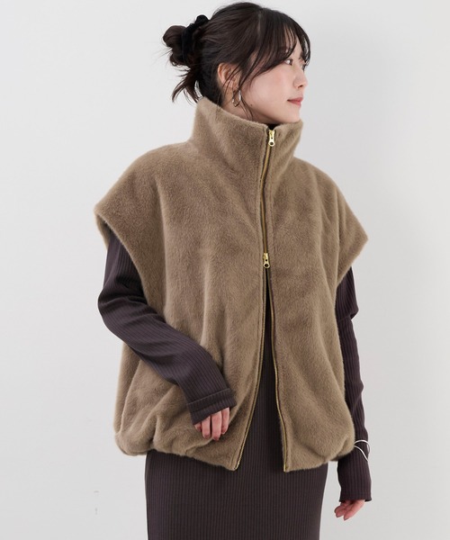 MICA&DEAL（マイカアンドディール） コート アウター スタンドカラー