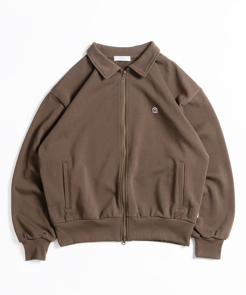 「MUHET」 ジップアップブルゾン X-LARGE ブラック レディース_画像6