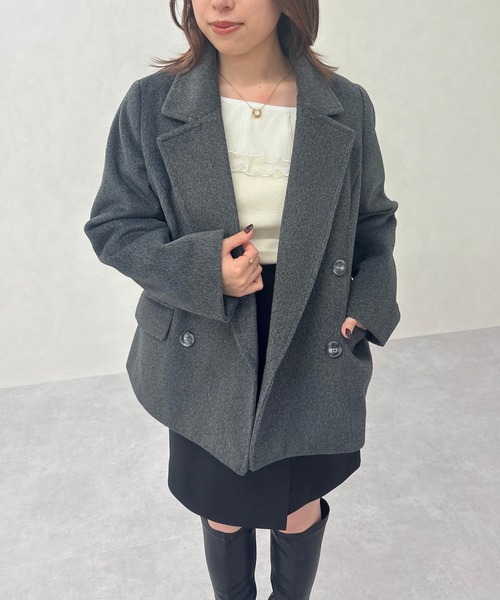 ショートコート 31 Sons de mode（トランテアン ソン ドゥ モード） コート アウター