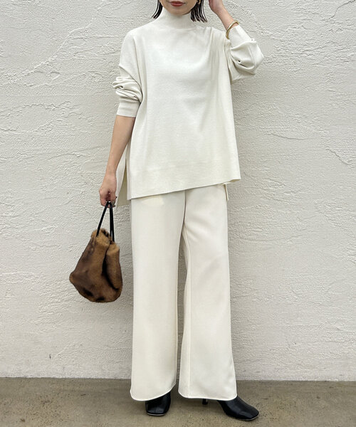 「LOUNGEDRESS」 長袖ニット FREE グレー レディース_画像2