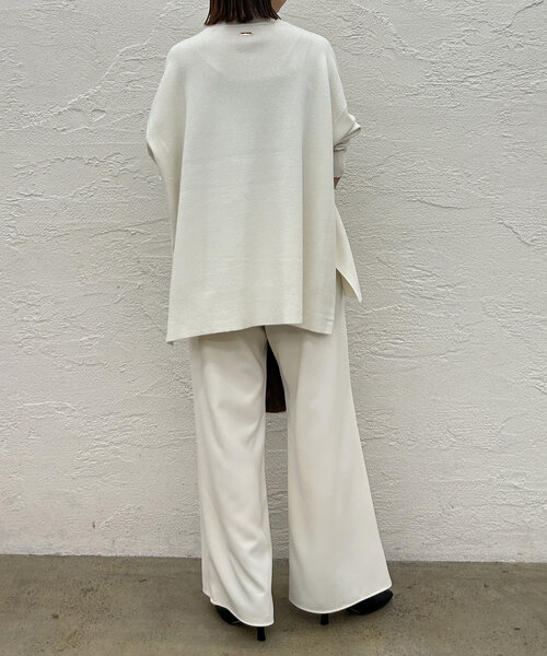 「LOUNGEDRESS」 長袖ニット FREE グレー レディース_画像4