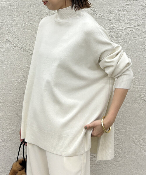 「LOUNGEDRESS」 長袖ニット FREE グレー レディース_画像6