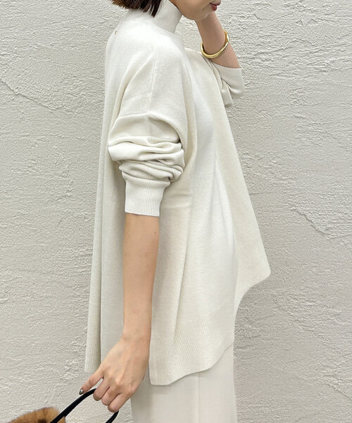 「LOUNGEDRESS」 長袖ニット FREE グレー レディース_画像7