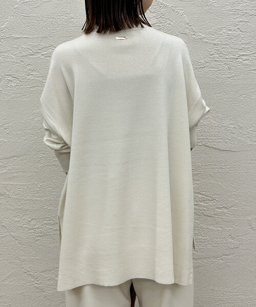 「LOUNGEDRESS」 長袖ニット FREE グレー レディース_画像8