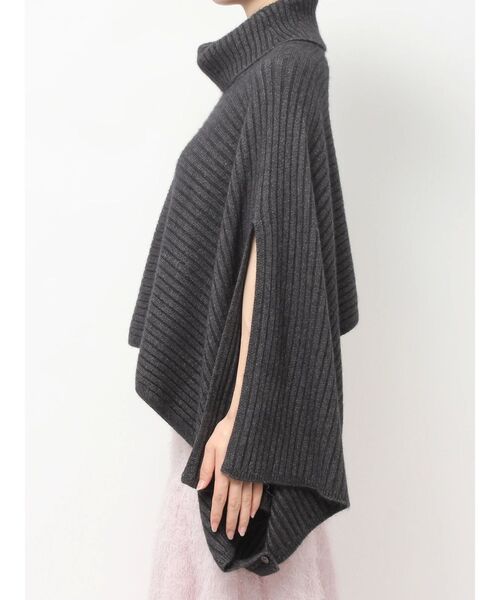 OUNNOUN ニット セーター 「OUNNOUN」アシメケープストール レディース