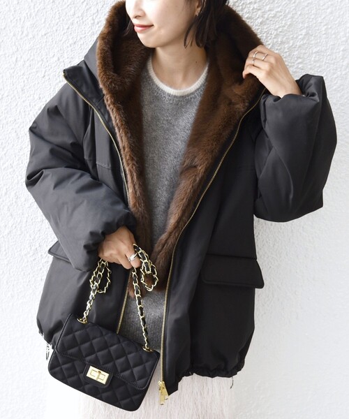 SHIPS（シップス） ブルゾン アウター 「WEB限定」2WAY フェイクファー