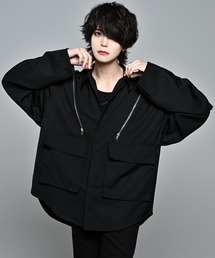 「ADRER」 テーラードジャケット LARGE ブラック メンズの画像3