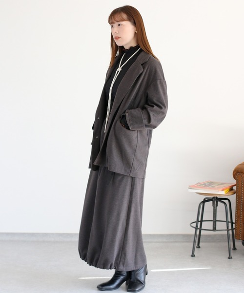 cepo（セポ） スカート 「セットアップ対応」ツイルジャージーイージー