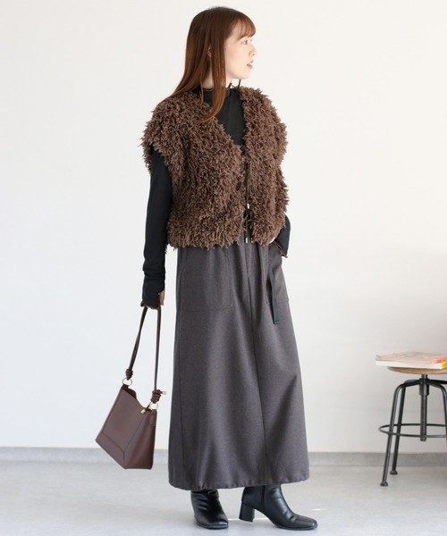 cepo（セポ） スカート 「セットアップ対応」ツイルジャージーイージー