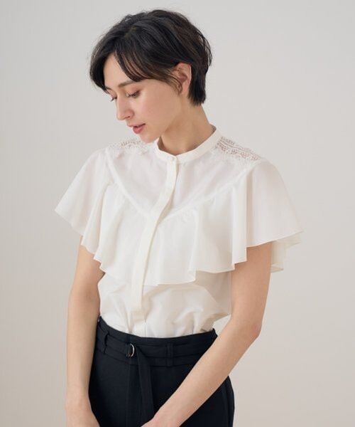 ANAYI（アナイ） 半袖ブラウス 38 ピンク レディース : ZOZOTOWN Yahoo
