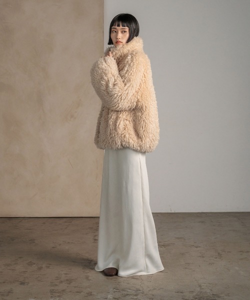 misa⭐︎　LOWRYS FARM プードルファーブルゾン LOWRYS FARM｜プードルファーブルゾン | Rakuten Fashion(楽天