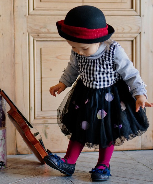 「panpantutu」 「KIDS」ノースリーブワンピース 100cm スモークピンク キッズ_画像6