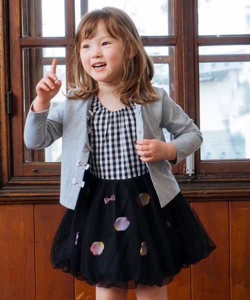 「panpantutu」 「KIDS」ノースリーブワンピース 100cm スモークピンク キッズ_画像7