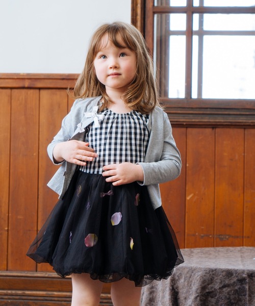 「panpantutu」 「KIDS」ノースリーブワンピース 100cm スモークピンク キッズ_画像9