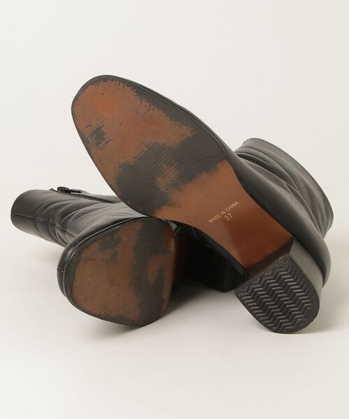 「NANO universe」 ショートブーツ 37 ブラック レディース_画像3