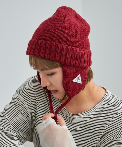 「GEVACO」 ニットキャップ ONE SIZE チャコールグレー レディース_画像7