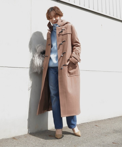 「LUCA/LADY LUCK LUCA」 ダッフルコート FREE ブラウン レディース