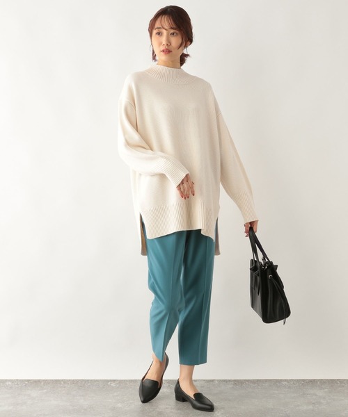 「GLOBAL WORK」 長袖ニット MEDIUM ブルー レディース_画像4