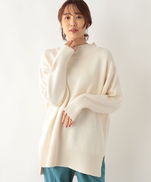 「GLOBAL WORK」 長袖ニット MEDIUM ブルー レディース_画像8