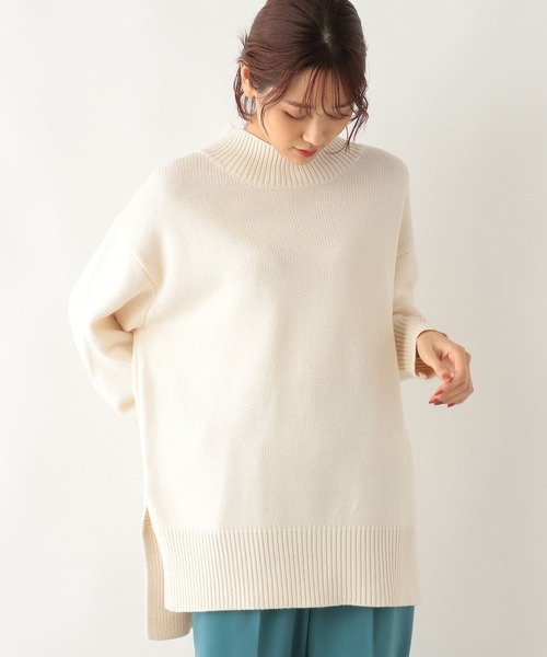 「GLOBAL WORK」 長袖ニット MEDIUM ブルー レディース_画像9