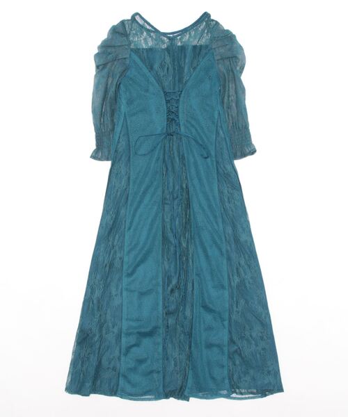 「niana」 長袖ワンピース M ブラウン レディース_画像2