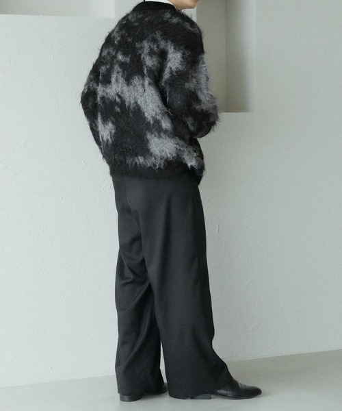 「epnok」 ニットカーディガン MEDIUM ブラック メンズ_画像9