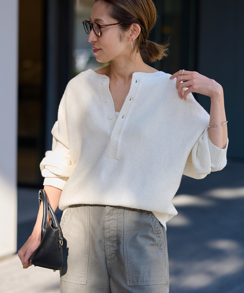 FRAMeWORK（フレームワーク） ニット セーター 「追加」カノコ2WAY