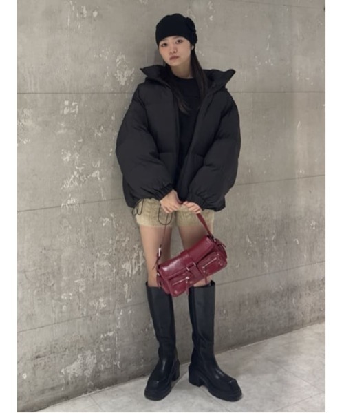 SLY（スライ） ブーツ 「美脚チートブーツ」SQUARE TOE KNEE BOOTS