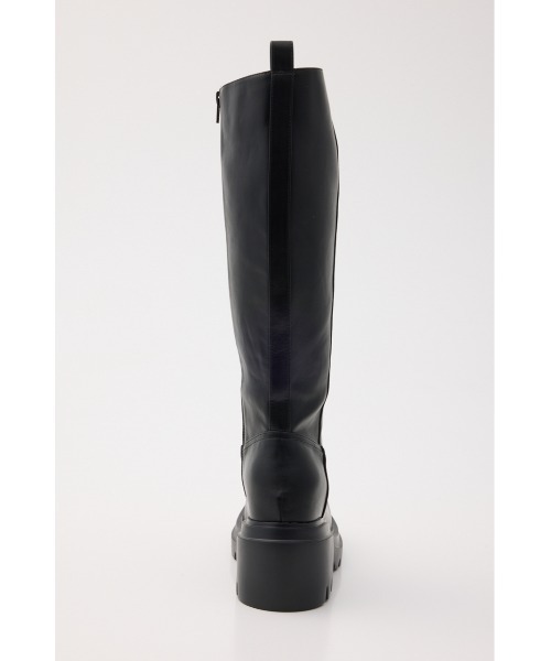 SLY（スライ） ブーツ 「美脚チートブーツ」SQUARE TOE KNEE BOOTS