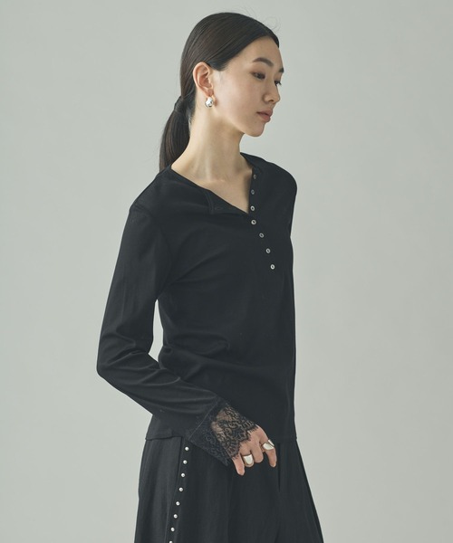 Curensology（カレンソロジー） tシャツ /ヘンリーレースロング