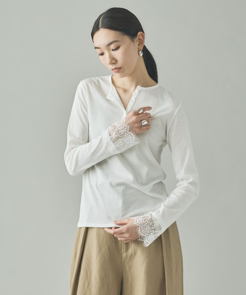 Curensology（カレンソロジー） tシャツ /ヘンリーレースロング