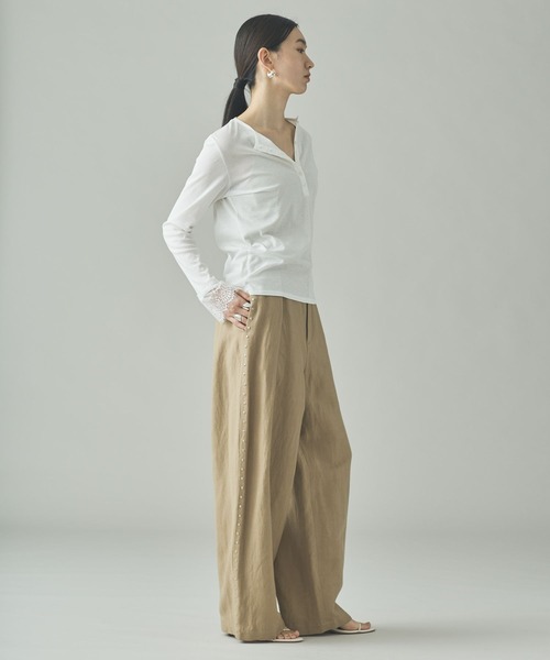 Curensology（カレンソロジー） tシャツ /ヘンリーレースロング