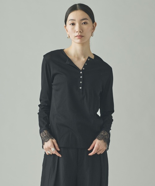 Curensology（カレンソロジー） tシャツ /ヘンリーレースロング