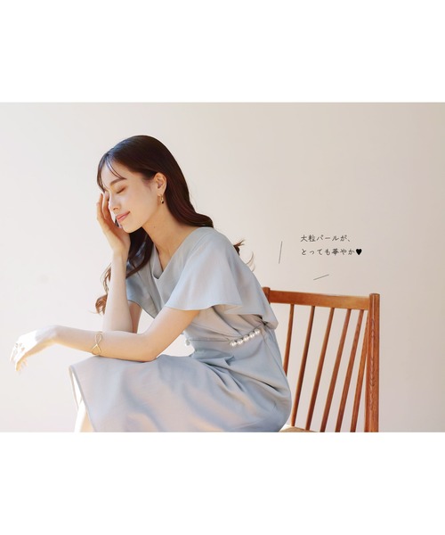 「Emilyan」 半袖ワンピース S ブラック レディース_画像7