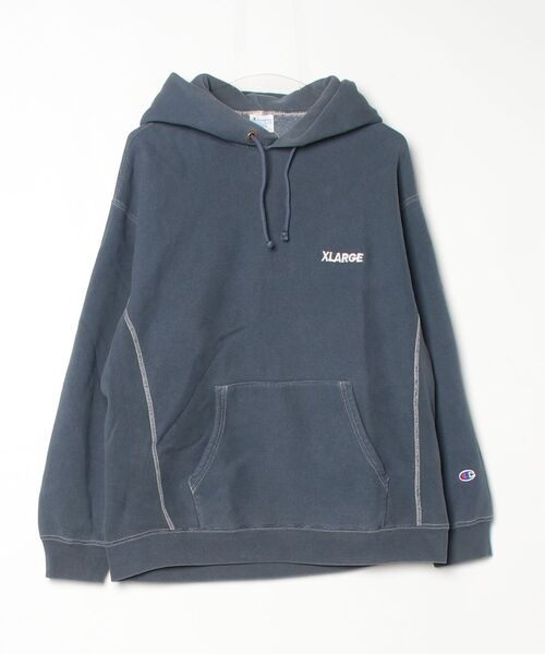 XLARGE（エクストラ ラージ） プルオーバーパーカー「championコラボ