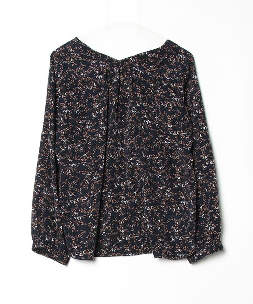 「MELROSE claire」 長袖ブラウス - ネイビー レディース_画像2