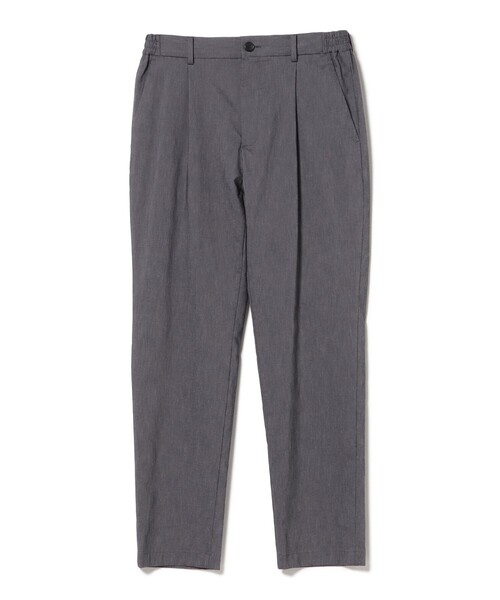スラックス 麻ブレンド ストレッチ 1プリーツ スラックス 26SS（セットアップ対応） メンズ