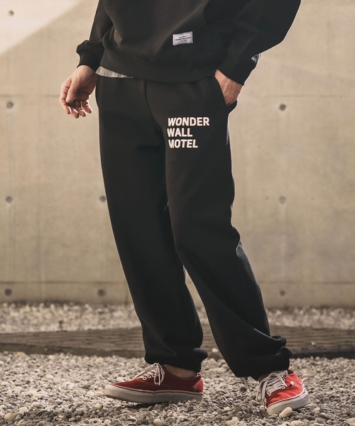 WONDER WALL MOTEL スウェットパンツ ジャージ mp14452-Shirring Sweat