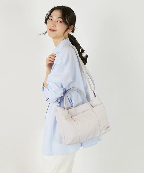 MELROSE claire（メルローズクレール） トートバッグ 「ふんわり軽量な