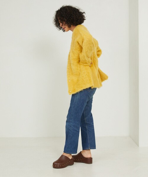 「Freada」 ニットカーディガン SMALL ベージュ レディース_画像6