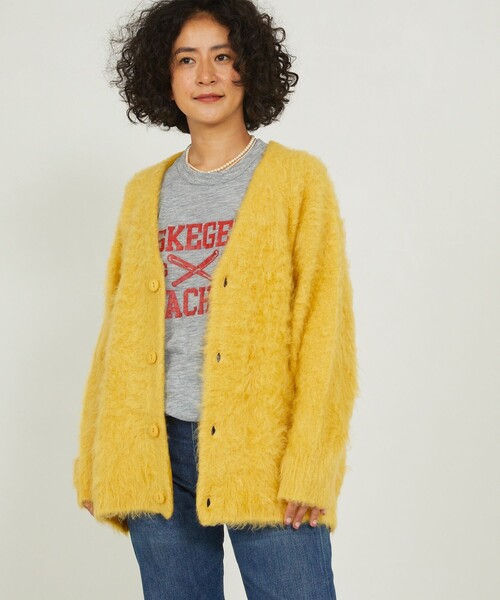 「Freada」 ニットカーディガン SMALL ベージュ レディース_画像8