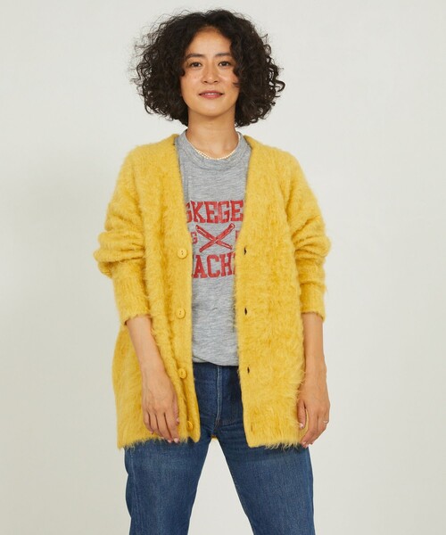「Freada」 ニットカーディガン SMALL ベージュ レディース_画像9