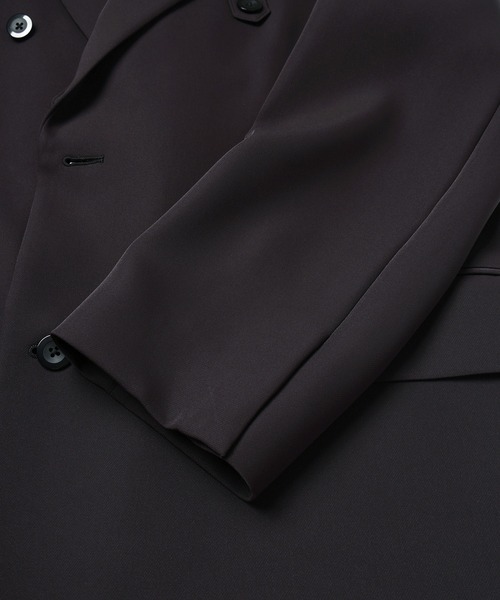 ジャケット テーラードジャケット Dry Double Cloth Slant Belt Tailored Jacket メンズ レディースの画像